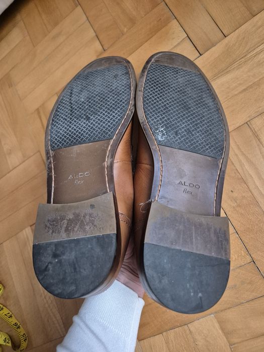Mocasini Aldo Flex, Piele Naturală Premium, Talpă Cusută, Bărbați - 44