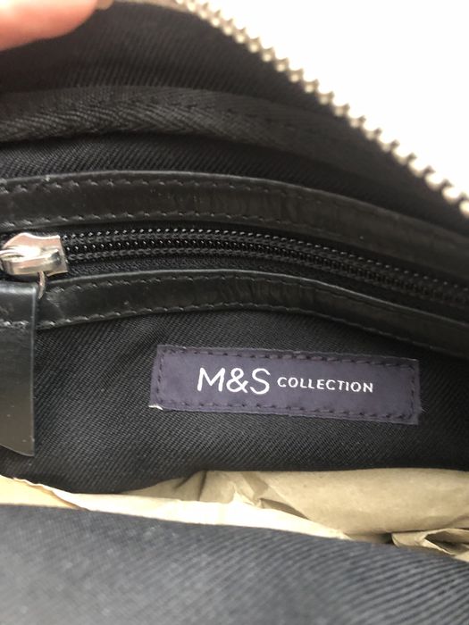 Geanta piele naturala argintie