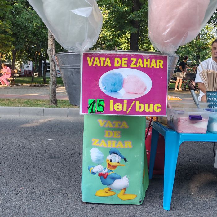 Aparat de vata de zahar pe gaz+cap