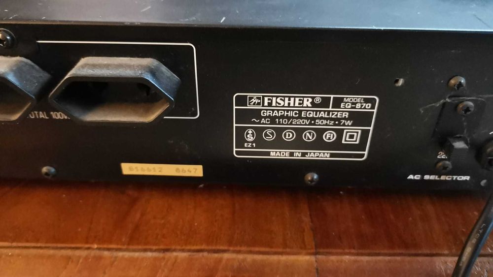 egalizator grafic Fisher EQ 870