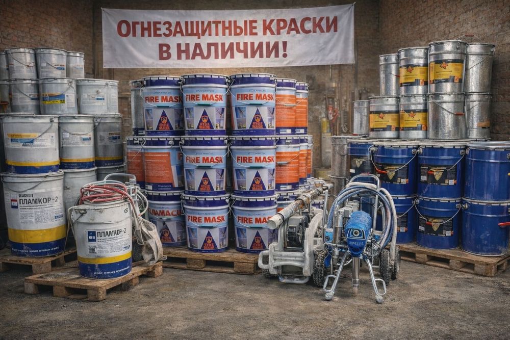 Огнезащитные краски для металлических конструкций