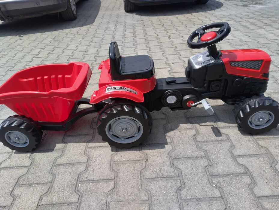 PILSAN Трактор с ремарке PLS-40 червен