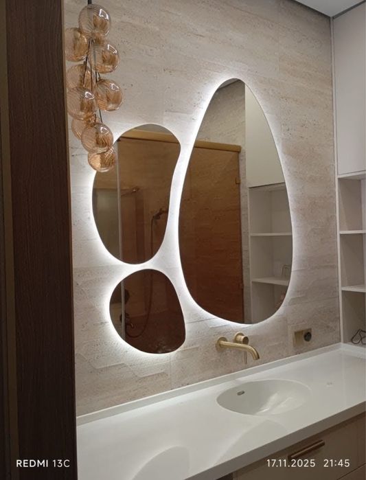 Зеркала душевые межкомнатные перегородки