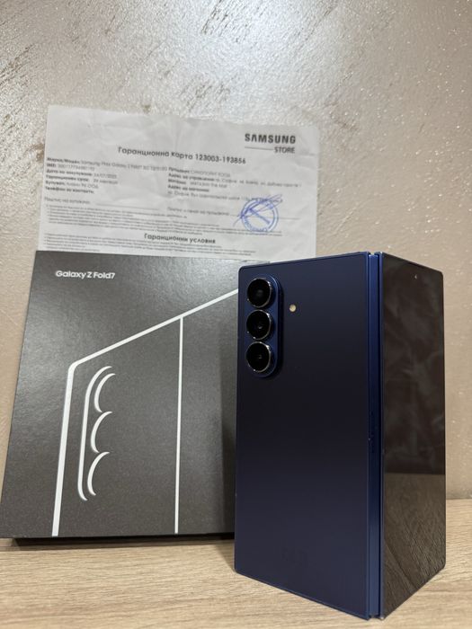 Samsung Galaxy Z Fold7 | 512GB | 24 м. гаранция | Син