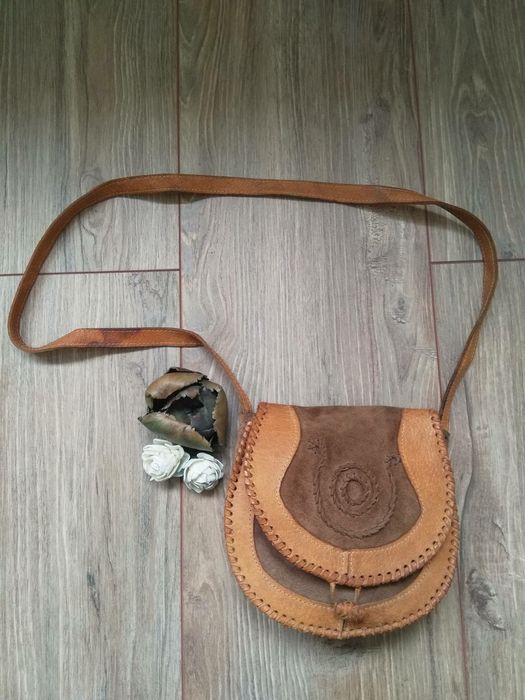 Чанта от естествена кожа ръчна изработка