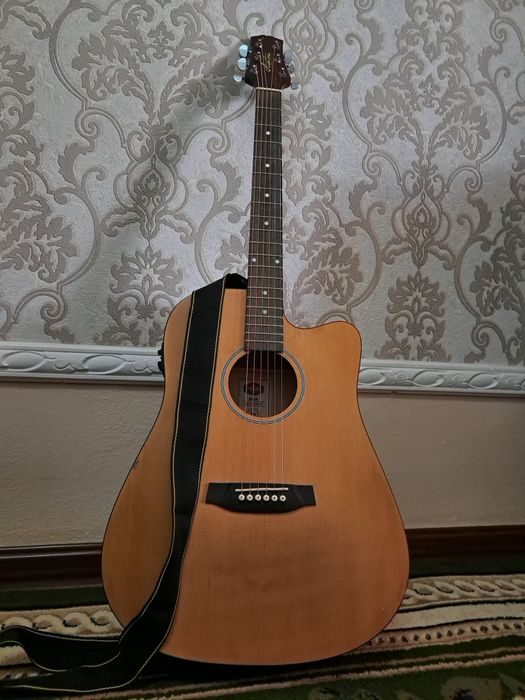 Elektroakustik gitara Ashton (Chexol, kabel va remen bilan)