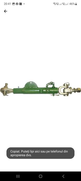 Ancora stabilizator heavy duty scurta pentru tractoare John Deere seri