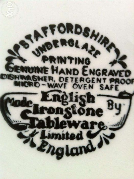 Farfurii decorative castele Anglia, platouri pt. camping