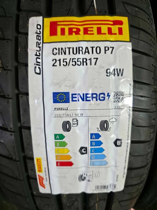 4 Anvelope de VARA - 215/55/17 - PIRELLI Cinturato P7 - NOU - DOT 2023 ! SUPER PRET !!!!