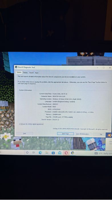 Vând laptop LENOVO G50-30