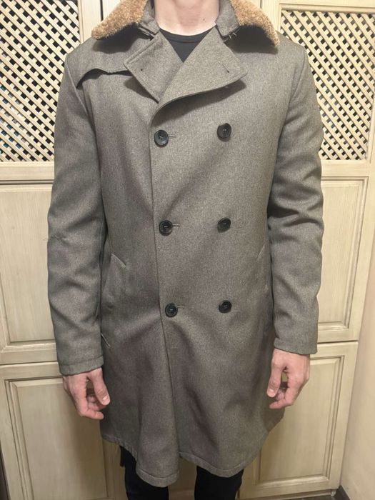 Палто/шлифер с подплата с цип на Zara