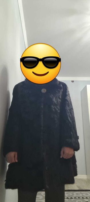 Шуба норковая коричневая