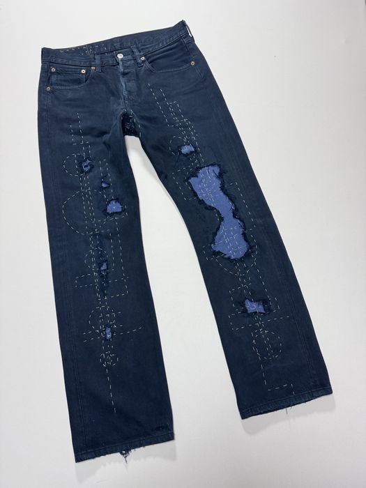 Levi’s Sashiko repaired vintage japan Y2K premium detroit
