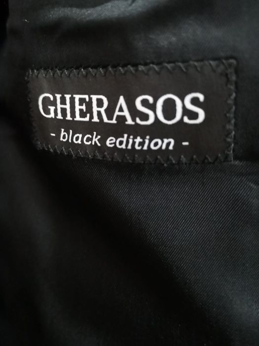Sacou Gherasos negru (nunta, ginere)