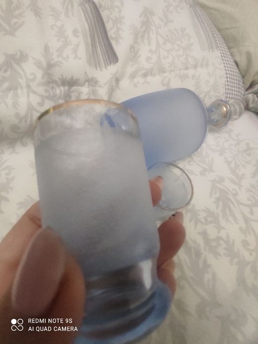 Графин и рюмки СССР стекло