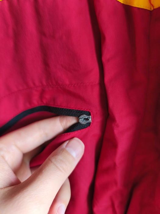Pantaloni schi Techtonika rosu-mustar