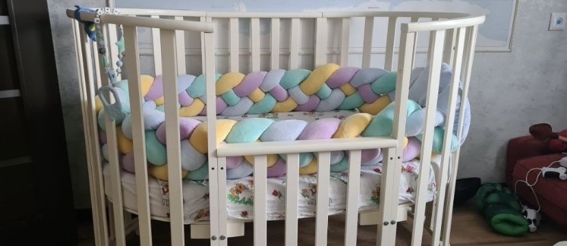 круглая кроватка трансформер