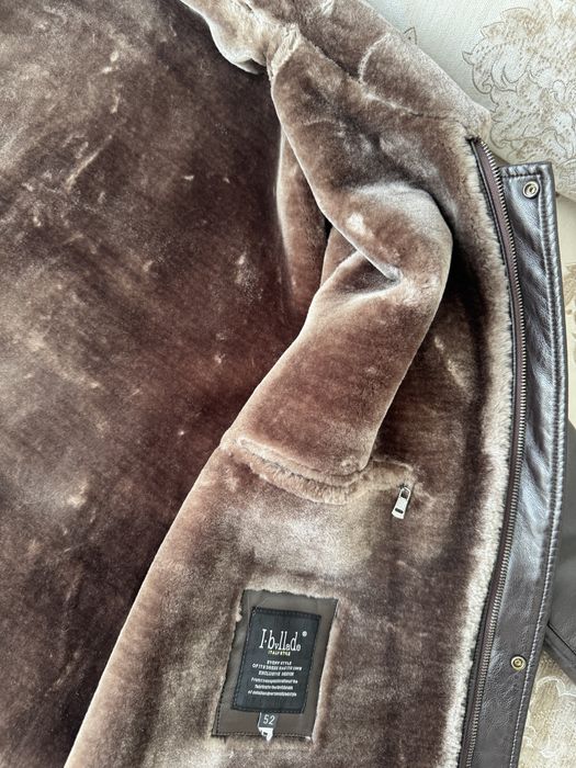 Мужская зимняя дублёнка