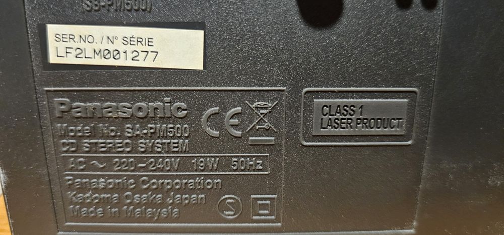 Combina sistem audio Panasonic SA PM 500