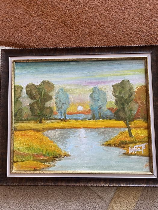 Две картини с маслени бои