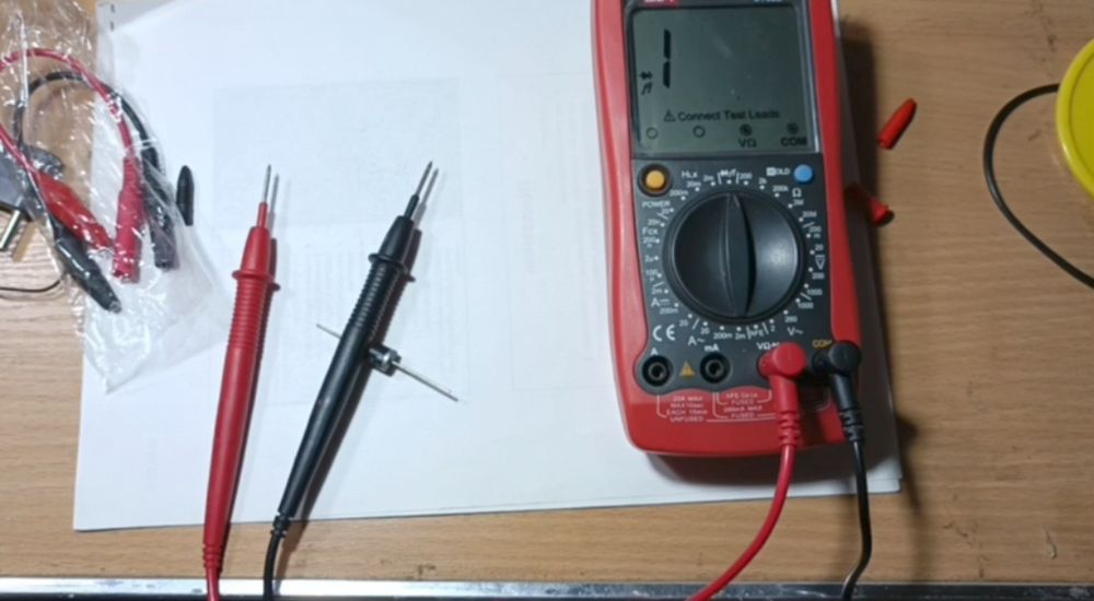 Мультиметр UT58D, ёмкость, индуктивность