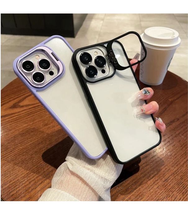 Iphone 14/15/16/PRO/PRO MAX/PLUS Husa Plexi + Folie Camera + Folie