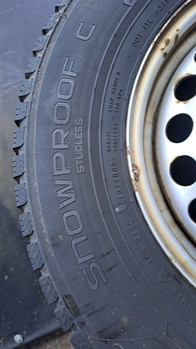 2бр. 16" 5Х120мм Фолксваген, 5х120мм VW С 4бр.  ГУМИ 205 R 16C