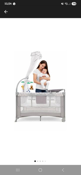 2 pătuțuri pliabile co-slepper