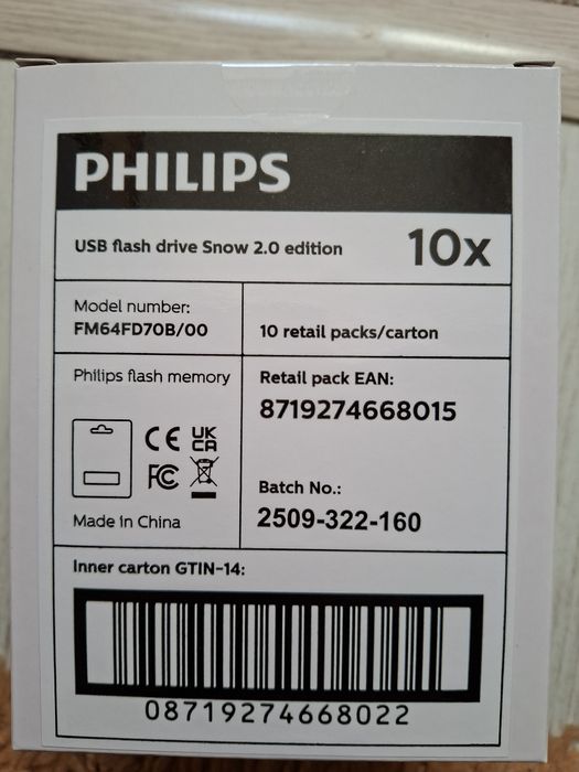 USB 2.0 Philips 64 GB
