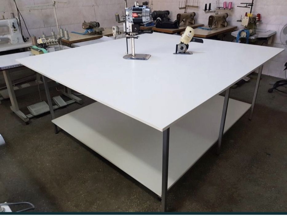 MASA DE CROIT 2 m x 1,8 m cu raft inferior pentru depozitare materiale