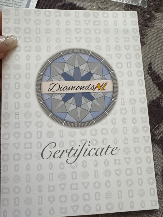 Inel cu diamante , aur alb 14k marca DIAMONDS