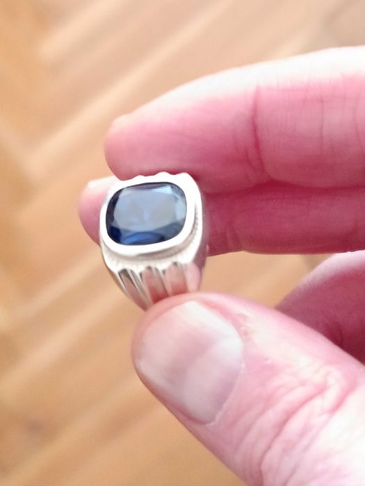 Мъжки сребърен пръстен