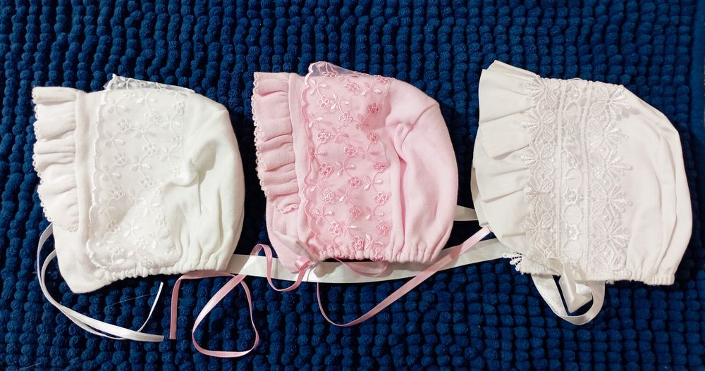 Новые чепчики для девочек