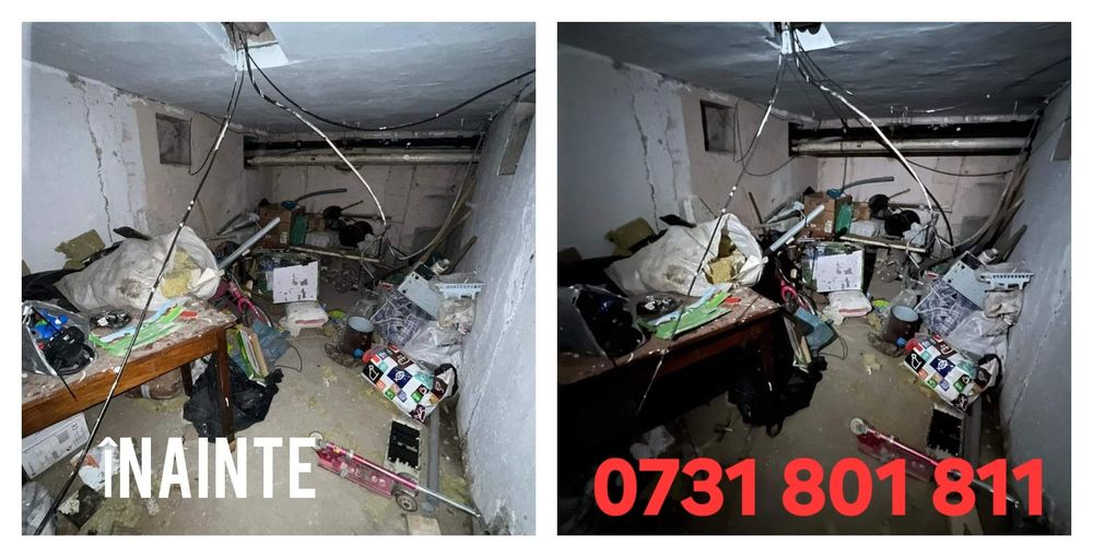 Curățenie subsol și inlocuire conducte