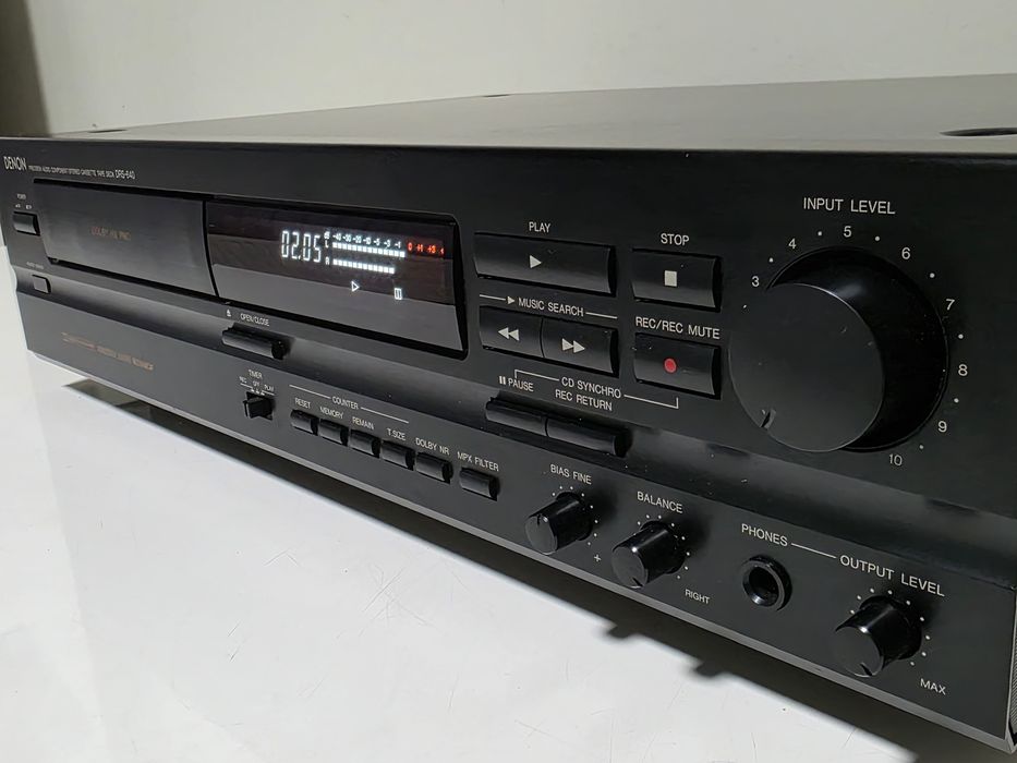 Стерео касетен дек Denon DRS-640 – Хоризонтално зареждане (CD тип)