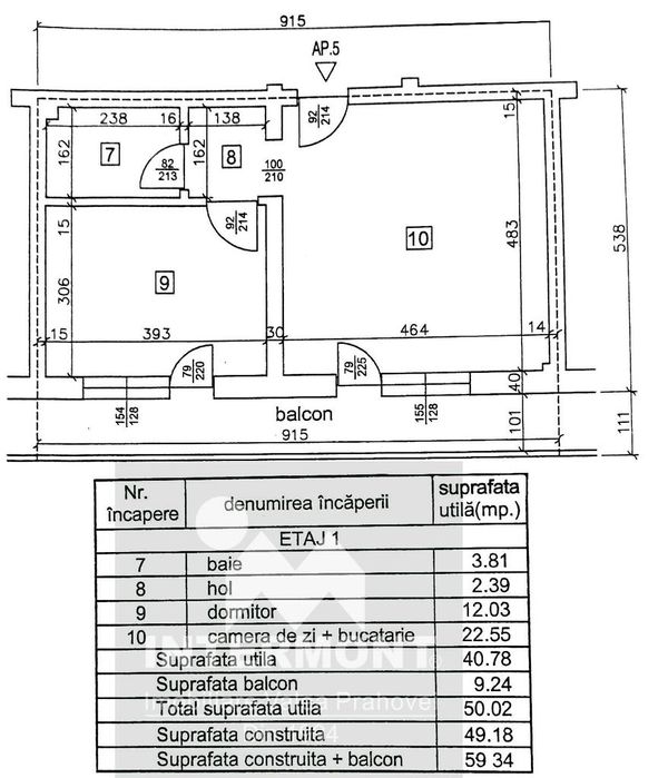 Apartament în vilă,  2 camere în Bușteni, zona Poiana Țapului