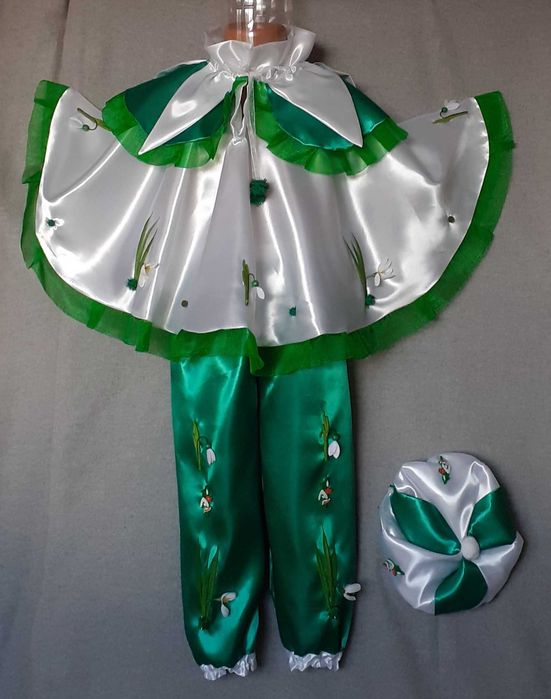 Costum Ghiocel pentru copii 4-5-6 ani si 8-9-10-11-12-13 ani