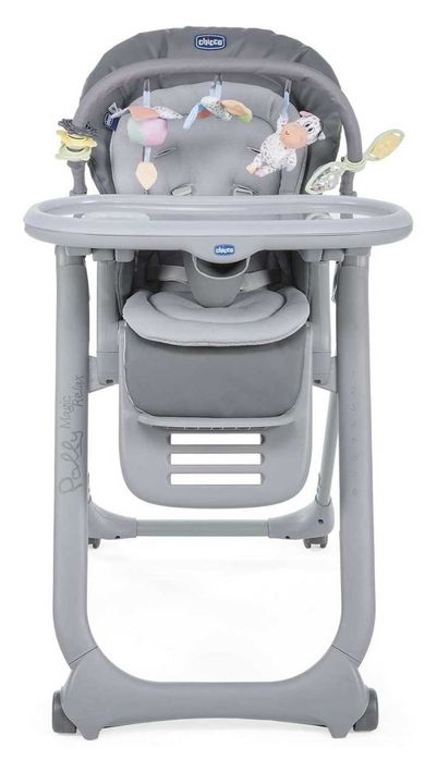 Chicco Стульчик для кормления Polly Magic Relax Graphite серый