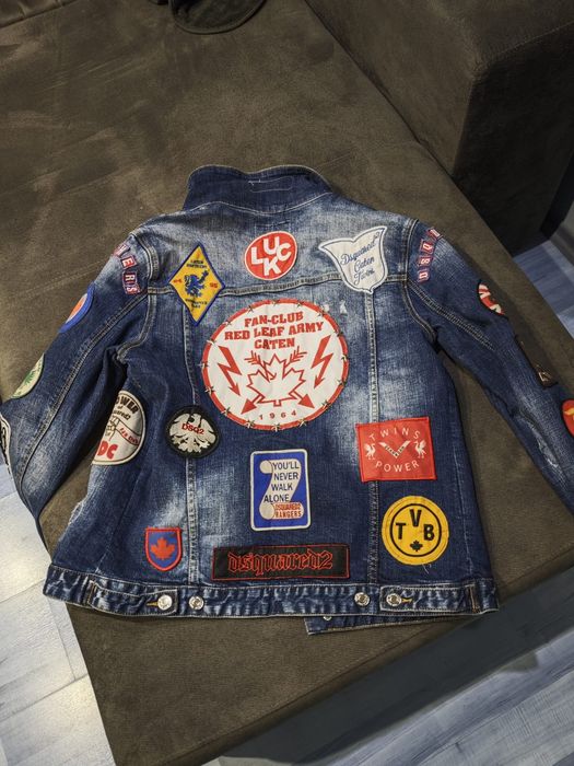 DSQUARED2 Denim Jacket (Collector's Piece) с над 20 ръчно нашити авторски пачове