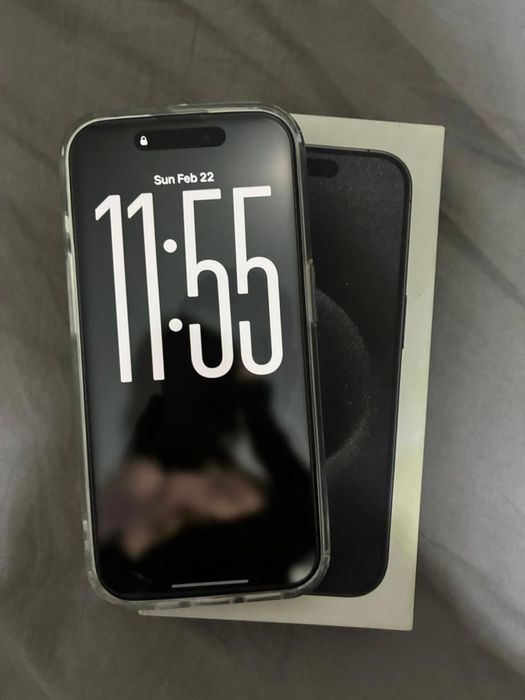 Iphone 15 pro black titanium 256gb