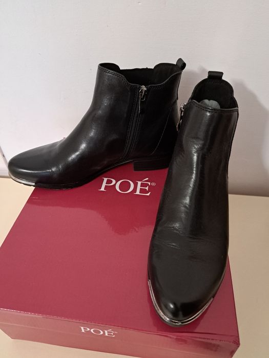 Ghete POE, piele naturala