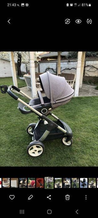 Stokke Crusi  с летен и зимен сет и борд за второ дете