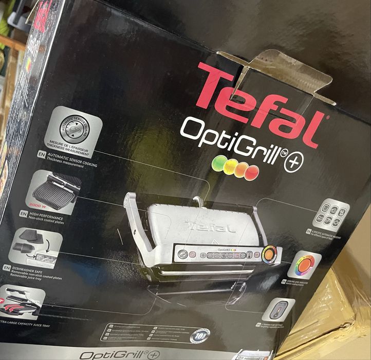 Грильница Tefal Optigrill+ модель GC712D34