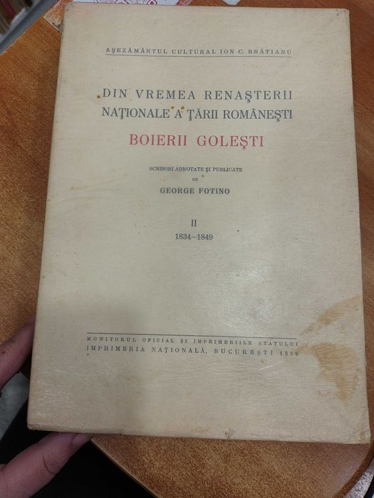 Carte "Boierii Golești" 4 vol