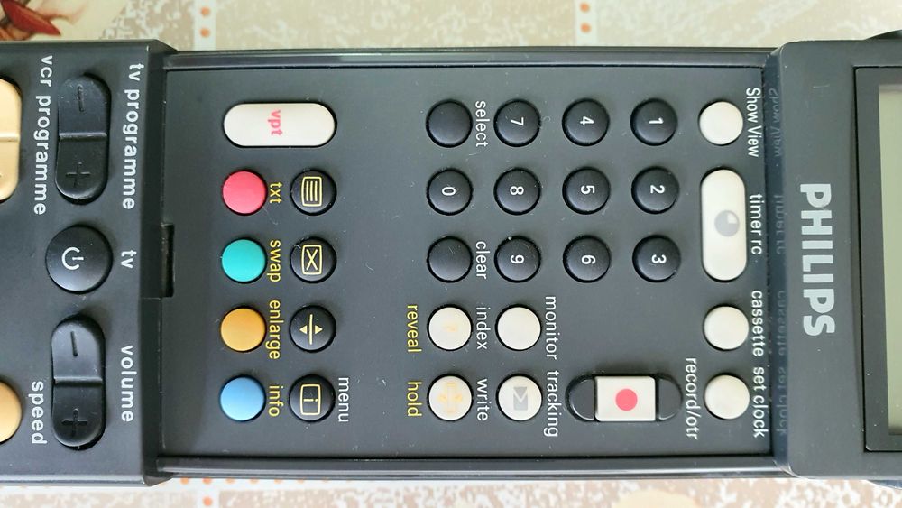 Philips RT 536 Remote Control SHOW VIEW