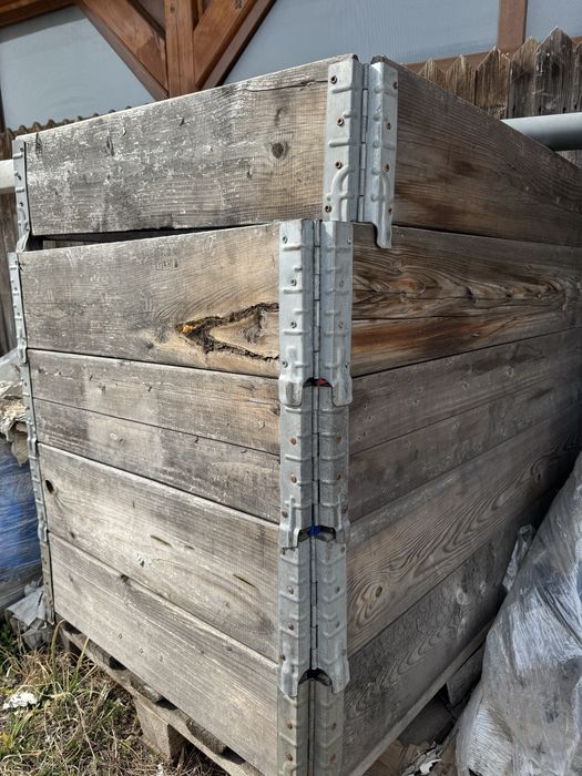 Ramă pliabilă din lemn pentru euro paleti