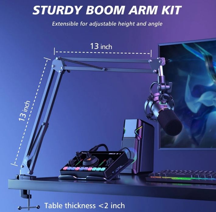 Микрофон usb/xlr Moano pd200xs с пантографом