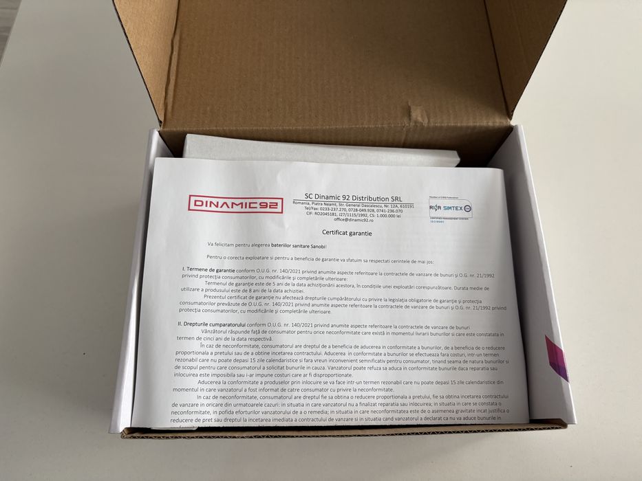 Baterie baie Sanobi Era Se-01 noua