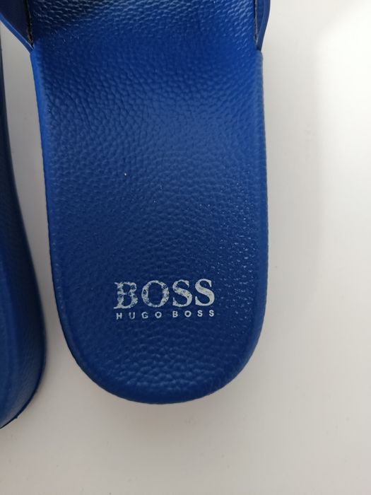 Șlapi albaștri Hugo boss