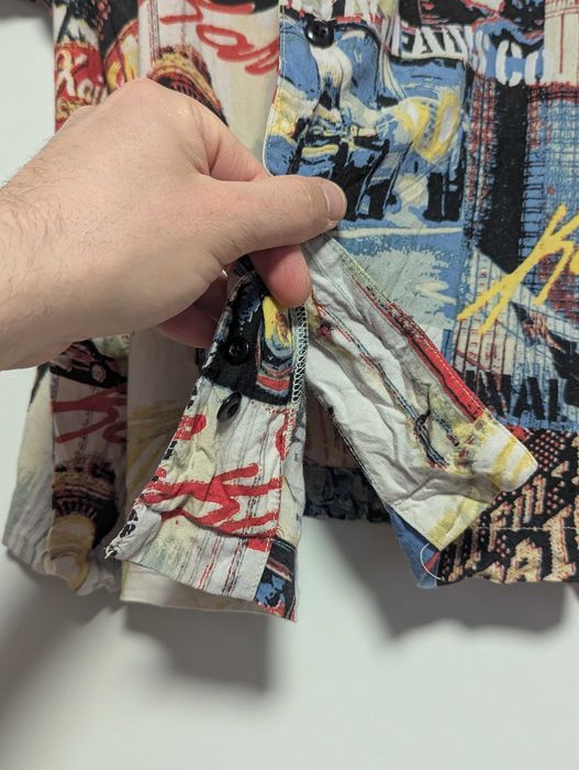 Cămașă Karl Kani XL – print urban, streetwear hip‑hop